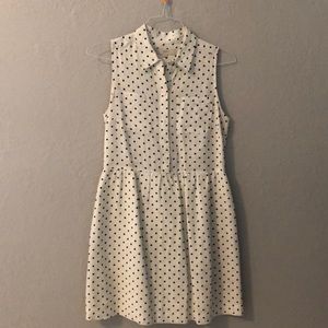 Collared linen LOFT dress
